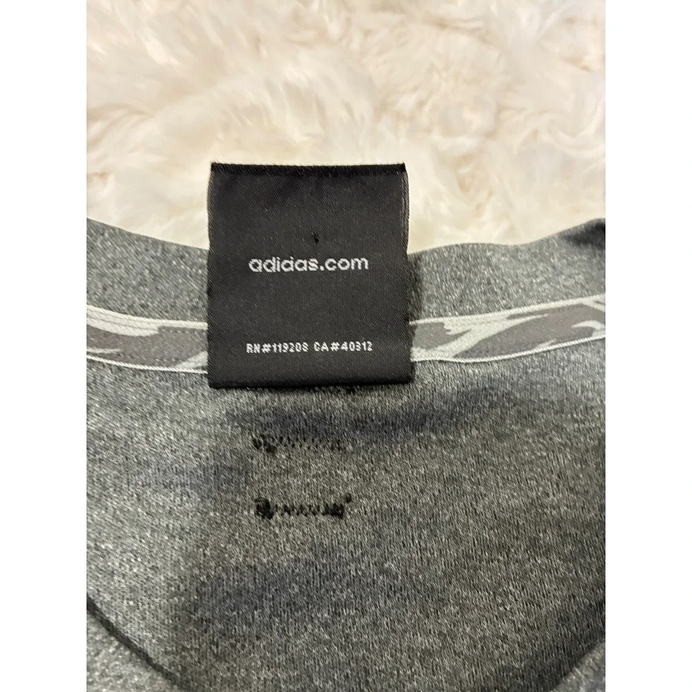 Adidas Orlando Magic NBA Long Sleeve Shooting Shirt Mens XL Gray V-Neck Training